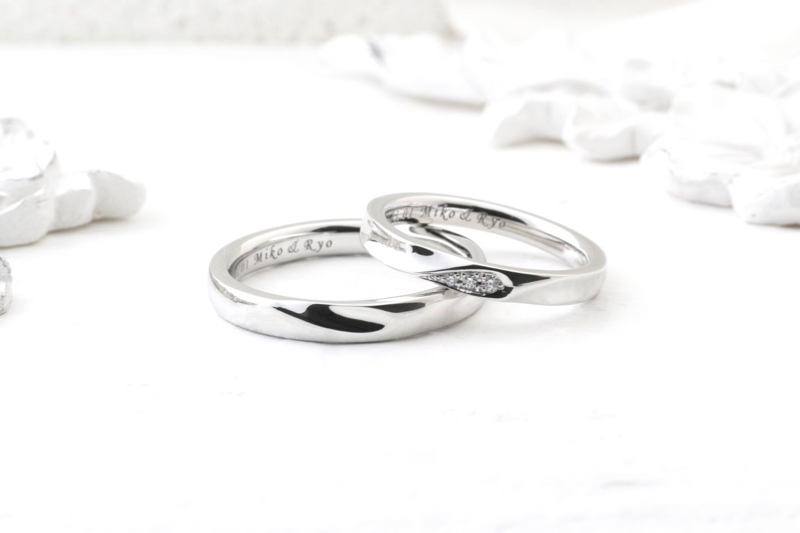 結婚指輪 - 手作り結婚指輪-m180128ia