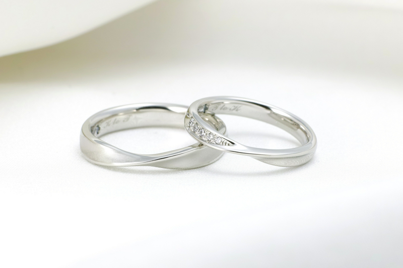 結婚指輪 - お客様の手作り結婚指輪_M21606TK