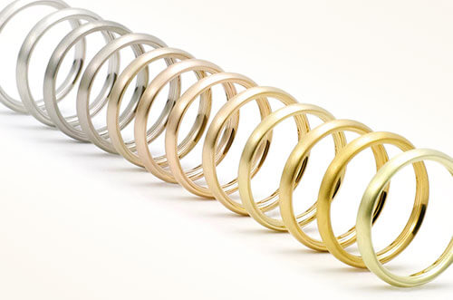 選べる12色貴金属のオーダーメイド指輪